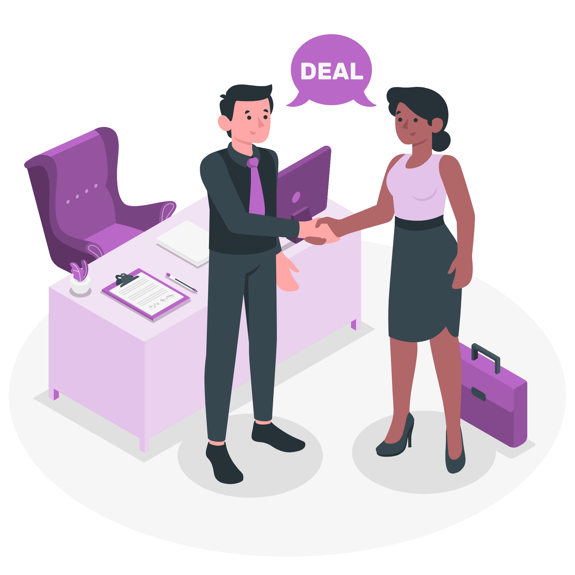 JFS Financial Services - Business Partnership Handshake